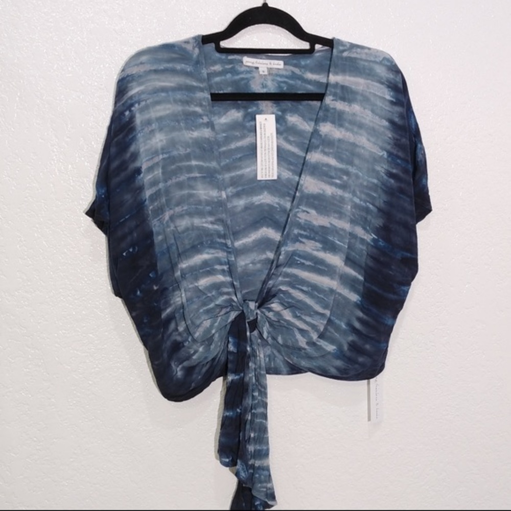Young Fabulous & Broke Summerheat Tie Dye Crop Top